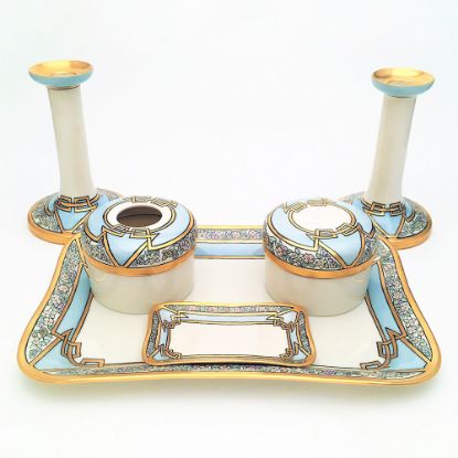 Picture of Rare 1906-1926 Lenox American Belleek 6-Piece Vanity Set