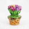 Picture of Limoges Porcelain Basket of Tulips Trinket Box with Surprise Bee Inside