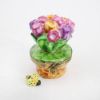 Picture of Limoges Porcelain Basket of Tulips Trinket Box with Surprise Bee Inside