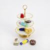 Picture of Limoges Porcelain 3-Tier Stand with Removable Candies Trinket Box