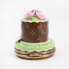 Picture of Limoges Porcelain Chocolate Anniversary Cake with Server Trinket Box 