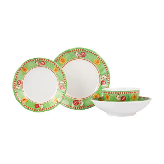Picture of Melamine  Gallina 4-Piece Place Setting