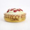 Picture of Limoges Porcelain Strawberry Cream Pie Trinket Box