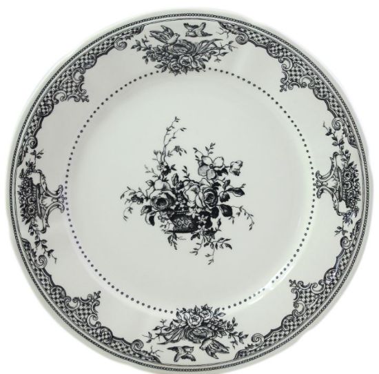 Picture of Dinner Plate, Flowers - Vert (Green)