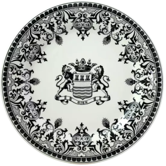 Picture of Dinner Plate, Blazon Heraldic Crest - Vert (Green)