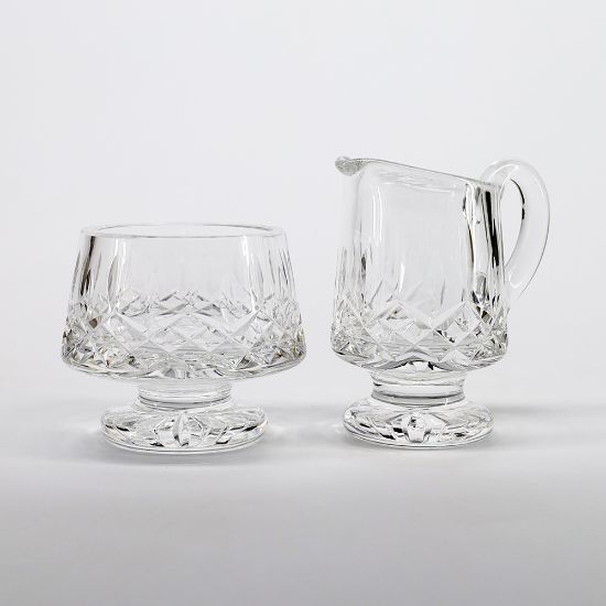Picture of Waterford Crystal 'Lismore' Creamer and Sugar Footed Set