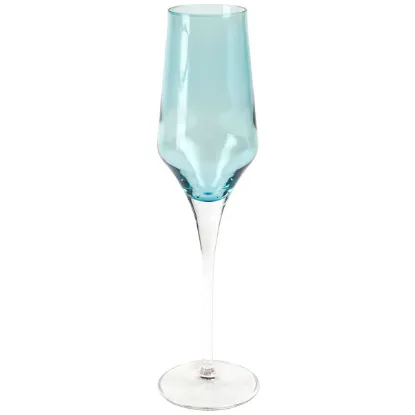 Picture of Teal Champagne Glass