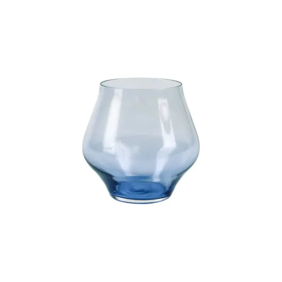 Picture of Blue Stemless Wine Glass