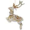 Picture of Jay Strongwater Santa's Reindeer 'Blitzen' Blown Glass Ornament - Eighth in Series