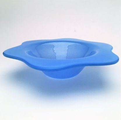 Picture of Annieglass Light Blue Petal Bowl