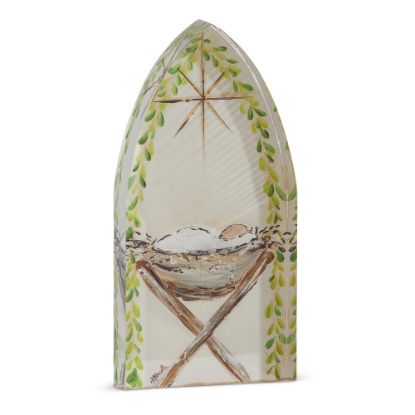 Picture of Jesus in Manger Acrylic Display