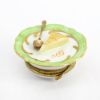 Picture of Limoges Porcelain Slice of Apple Pie on Plate with Spoon Trinket Box
