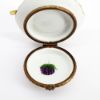 Picture of Limoges Porcelain Slice of Berry Pie on Plate with Spoon Trinket Box 