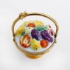 Picture of Limoges Porcelain Handled Compote of Fruit Trinket Box