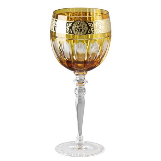 Picture of Rosenthal Versace Prestige Gala Amber Water Goblet