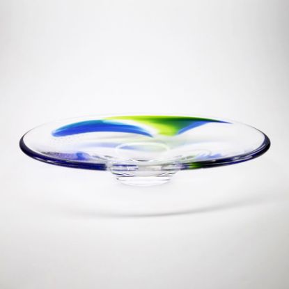 Picture of Kosta Boda Oval Blue Bowl by Goran Warff