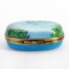 Picture of Limoges Porcelain Monet's Japanese Bridge & Waterlilies Trinket Box 