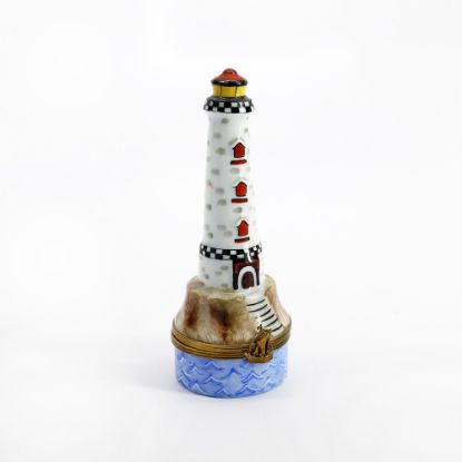 Picture of Limoges Porcelain Lighthouse Trinket Box