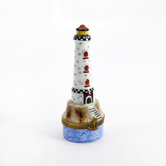 Picture of Limoges Porcelain Lighthouse Trinket Box