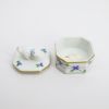 Picture of Herend Blue Garland Small Trinket Box With Kitten On Lid