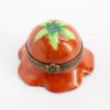 Picture of Limoges Porcelain Single Poppy Flower Blossom Trinket Box 