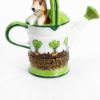 Picture of Limoges Porcelain Watering Can with Rabbit Inside Trinket Box 