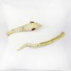 Picture of 18k Yellow Gold Victorian Revival Pavé Set Diamond Snake Bracelet