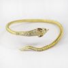 Picture of 18k Yellow Gold Victorian Revival Pavé Set Diamond Snake Bracelet