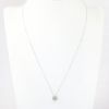 Picture of 14k White Gold Solitaire Diamond Necklace 