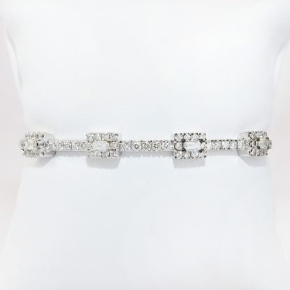 Picture of 18k White Gold Diamond Bangle Bracelet 