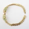 Picture of 14k Yellow Gold Emerald & Diamond Jaguar Bracelet 