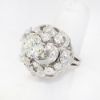Picture of 18k White Gold & 1.45ct Old European Cut Diamond Statement Ring 
