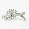 Picture of Vintage Platinum, Emerald & Diamond Brooch 