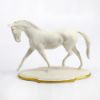 Picture of 1981 Franklin Mint 'Spanish Riding School - Trot Allongé' Bisque Figurine by Pamela du Boulay 