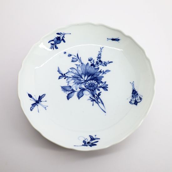 Picture of Meissen Marcolini Era Flowers and Insect Motif Shallow Bowl