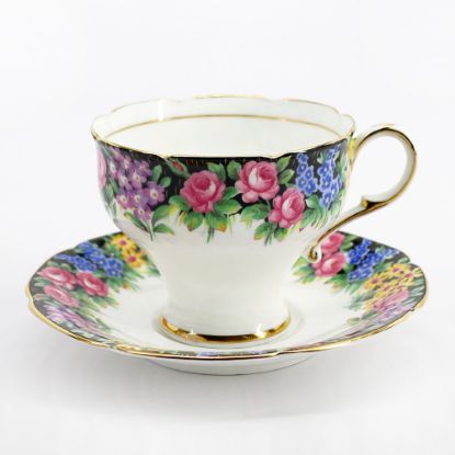 Picture of Paragon Bone China 'Old English Garden' Tea Cup & Saucer
