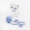 Picture of Swarovski Crystal Sitting Kitten with Ball of Yarn Figurine