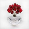 Picture of Swarovski Crystal Vase of Fifteen Roses Figurine #283394