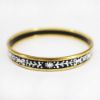Picture of Vintage Hermès Black & White Enameled Bangle Bracelet