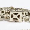 Picture of Antique 14k White Gold Filigree & Old European Cut Diamonds Bracelet