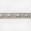 Picture of Antique 14k White Gold Filigree & Old European Cut Diamonds Bracelet