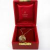 Picture of Steuben Glass 18k Gold Strawberry Pendant Necklace in Original Box