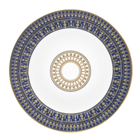 Picture for pattern Tiara, Bleu De Prusse Or