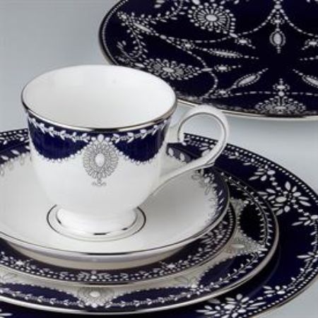 Picture for pattern Empire Pearl, Indigo by Marchesa